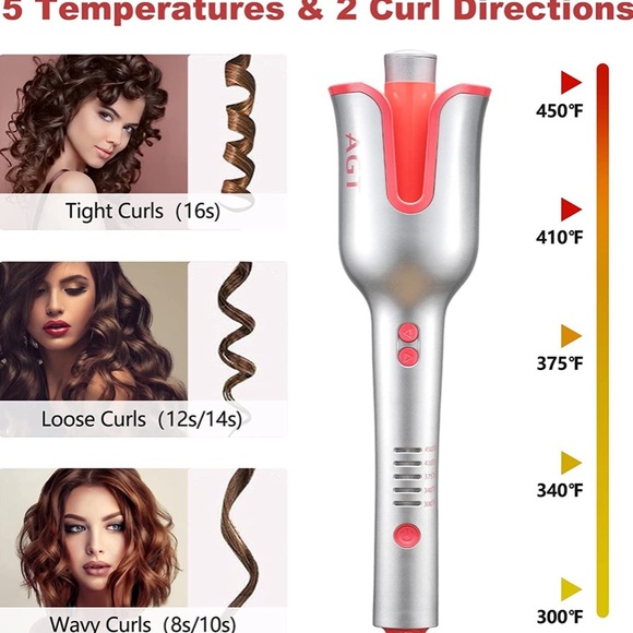 Auto CurlerAutomatic Curling Iron 1 inch Ceramic Barrel hair curler style tool - Picture 2 of 6